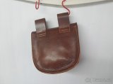 Podopasková kožená brašna, pravá kuže, kapsička, dokladovka - 5