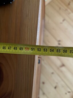 Rohová skříň Leksvik IKEA, masivní borovice, mořidlo antik - 5