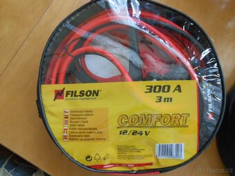 2x startovací kabely FILSON+DIAMOND - 3m - 12/24V -nepoužité - 5