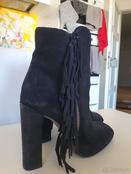 Polokozačky kožená vel. 37 - 5