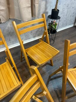 Skládací dřevěné židle (140017) - 5