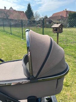 MOON Kočárek PIÚ EXTRA black chrome Anthrazit - 5