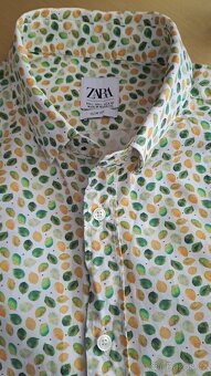 Pánská slim vzorovaná košile Zara/L-M/2x55cm - 5