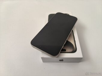 apple iphone 15 PRO 256gb Natural Titanium / Batéria 91% - 5