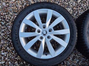 R17 alu kola Crystal Škoda Octavia zimní 225/45/17 - 5