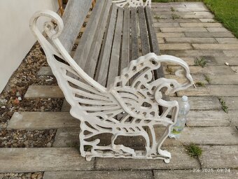 Litinová lavička akát - 5