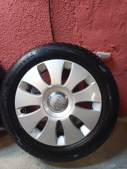 Alu original Audi 16" 5x112 zimní pneu 205/55 - 5