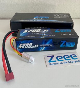 Baterie Zeee 3S LiPo 5200mAh 11,1V 80C s konektorem T -2ks - 5
