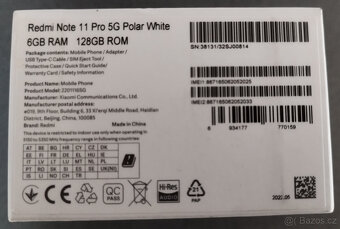 Xiaomi Redmi Note 11 Pro 5g - 5