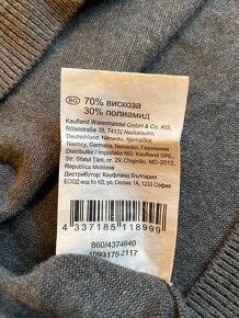 Šedé dámské strečové šaty - vel M/L - 5