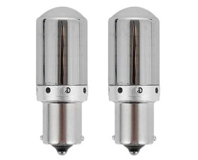 Žárovky do blinkrů LED BAU15S chromový efekt - 5