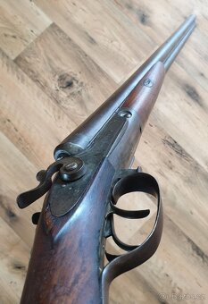 Historická USA brokovnice Parker Bros ráže 12CF 1878 - 5