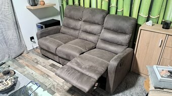 Relaxační 3 místná sedací souprava - 5