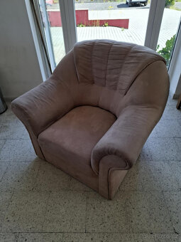 Rohová sedačka 220x260 + křeslo 105x90 - 5