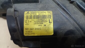 Přední světlomet levý Škoda Octavia 3 FL - 5