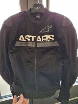 Bunda na motorku Alpinestars SMX Air černá velikost M - 5