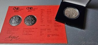 Pamětní stříbrná mince ČNB 200 Kč Ondřej Sekora 1999 - 5