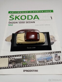 Kovové Autíčko Škoda 1200 - 5