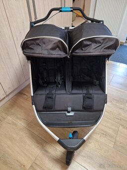 Thule urban glide 2 double + korbička(není nutno brát) - 5