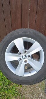 alu kola škoda superb III zimní 6,5Jx16 H2 215/60r16 - 5