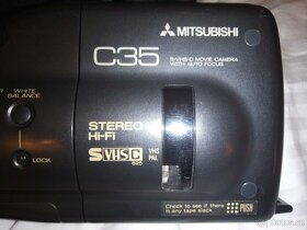⚡️ 2ks Mitsubishi C35 S-VHS C s brašnou na náhradní díly ⚡ - 5