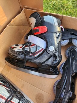 Dětské lední/kolečkové brusle 30-33 - 5