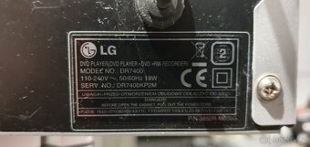 DVD+RW/+R RECORDER/PŘEHRÁVAČ LG-DR7400. | Brno - 5
