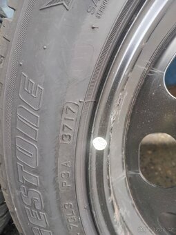 Sada zimních pneu 195/55/16.Bridgestone. - 5