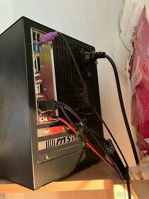 Herní stolní PC Micro ATX case + 22" LCD, klávesnice, myš - 5