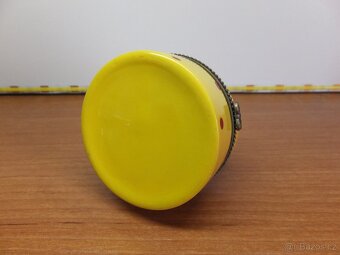 Starožitná kulatá porcelánová šperkovnice - klaun. - 5