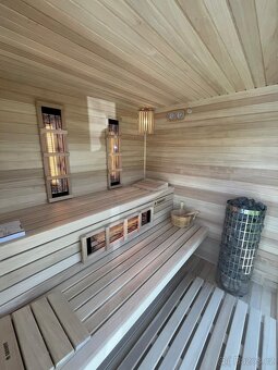 Prodám venkovní saunu – kombinovaná (finská + infra), proskl - 5