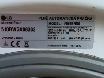 Pračka LG - 5