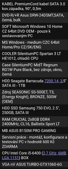 Herní PC Intel i5, GTX 1060, 16 Gb RAM - 5