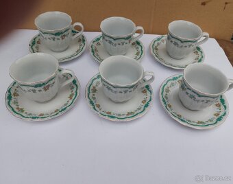 Porcelánové šálky s podšálky - 5