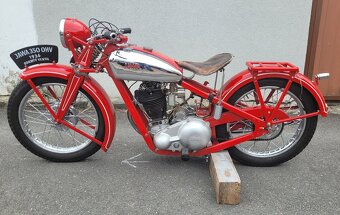 Jawa 350 ohv, rok 1936, odkryté ventily - 5