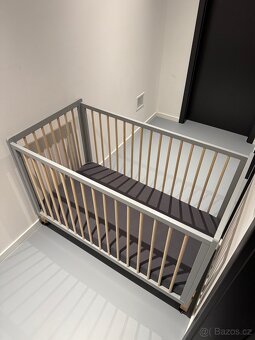 Dětská postýlka dřevěná Kinderkraft 120x60 - 5