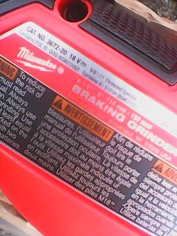 Milwaukee M18 3672-20 aku flexa 150 mm úhlová bruska - 5