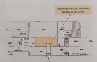 Podnájem skladu – Ostrava, ul. Pavlovova – 74 m² + 120 m² - 5