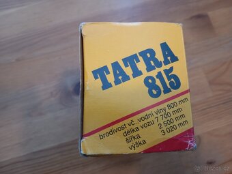 Retro krabička Tatra 815 rally Paris Dakar - 5
