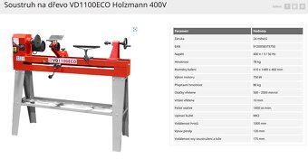 Kopírovací soustruh na dřevo VD1100ECO Holzmann 400V - 5