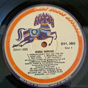 LP vinyl, Harrison George: Thirty Three & 1/3 (India, 1976) - 5