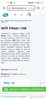 Prodám šatní skříň - 5