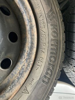 Zimní gumy na diskách 185/65 R14 - 5