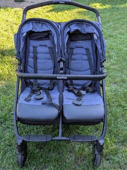 Dvojkočárek / kombinovaný kočárek / sourozenecký kočárek - 5