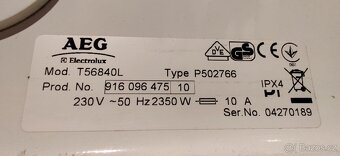Pračka a sušička AEG na servis pro kutila za odvoz - 5