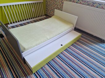 Rostoucí dětská postýlka 70x140cm s úložným prostorem - 5