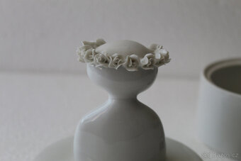 Dóza nevěsta – Royal Dux – Vajceová (poslední kus) - 5