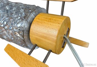 Retro lampička Dřevo Humpolec - 5