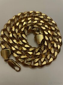 Pozlacený masivní řetěz - 5