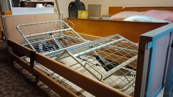 Polohovací elektrická postel s matrací - 5